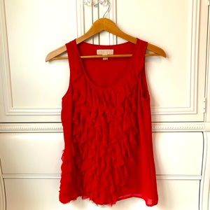 Michael Kors Cascading Ruffle Blouse